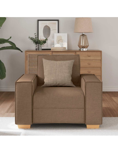 Poltrona Divano Marrone 60 cm Tessuto