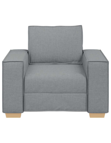 Poltrona Divano Grigio Chiaro 60 cm Tessuto