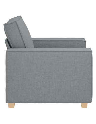 Poltrona Divano Grigio Chiaro 60 cm Tessuto