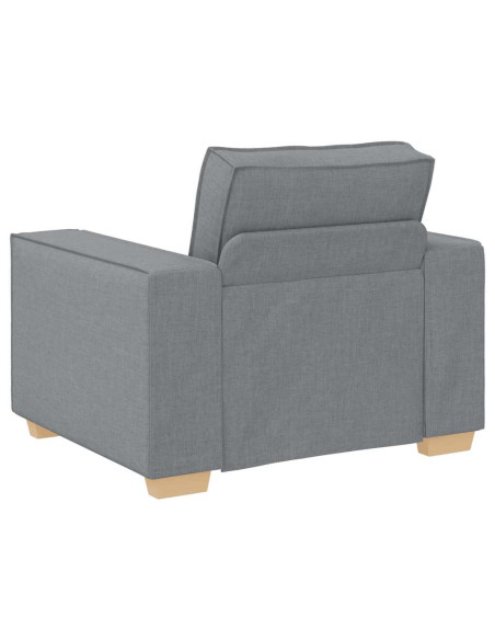 Poltrona Divano Grigio Chiaro 60 cm Tessuto