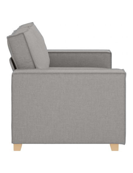Divano a 2 posti Grigio nuvola 120 cm in tessuto
