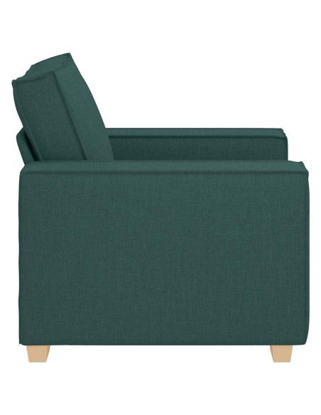 Poltrona Divano Verde Scuro 60 cm Tessuto