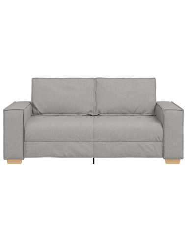 Divano a 2 posti Grigio nuvola 140 cm in tessuto