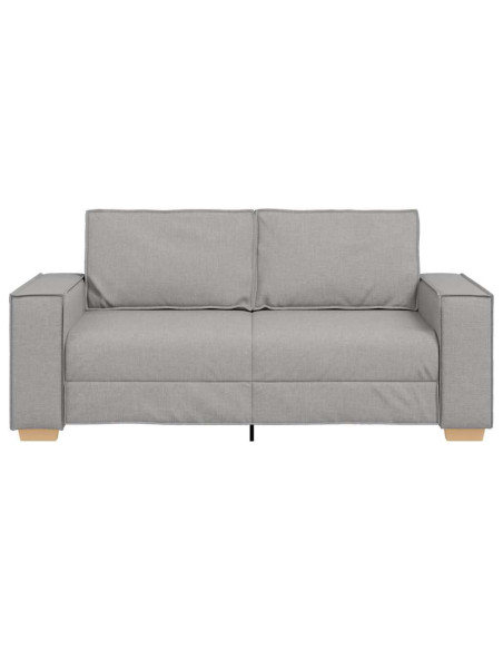 Divano a 2 posti Grigio nuvola 140 cm in tessuto