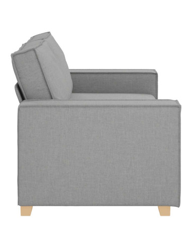 Divano a 2 posti Grigio nuvola 140 cm in tessuto