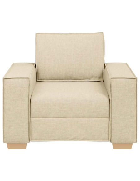 Poltrona Divano Crema 60 cm Tessuto