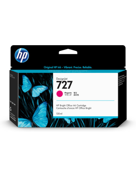 HP Cartuccia inchiostro magenta DesignJet 727, 130 ml