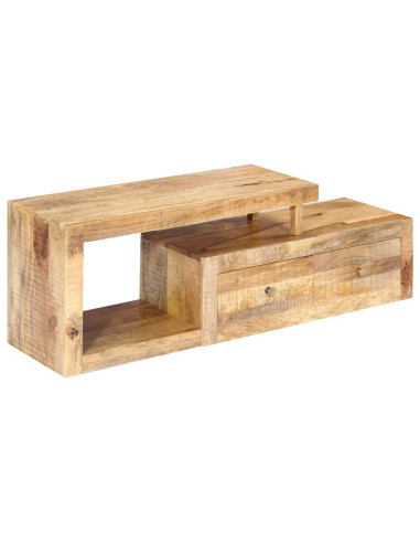 Mobile Porta TV 120x30x40 cm in Legno Massello di Mango