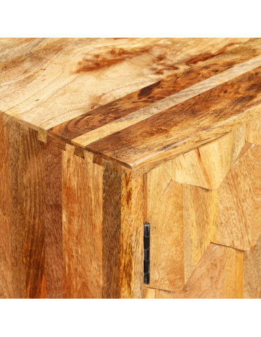 Mobile Porta TV in Legno Massello di Mango 118x35x40 cm