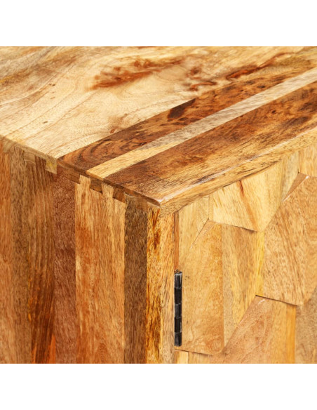 Mobile Porta TV in Legno Massello di Mango 118x35x40 cm