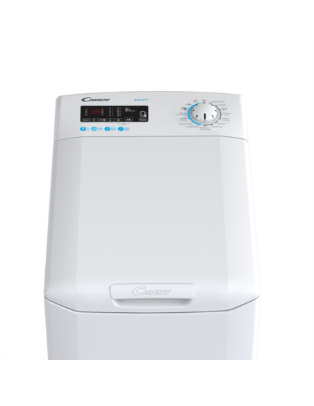Candy Smart CSTG 27T3/1-11 lavatrice Caricamento dall'alto 7 kg 1200 Giri/min Bianco