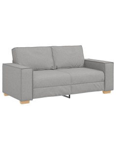 Divano a 2 posti Grigio nuvola 140 cm in tessuto