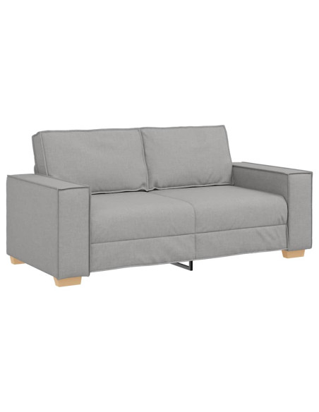 Divano a 2 posti Grigio nuvola 140 cm in tessuto
