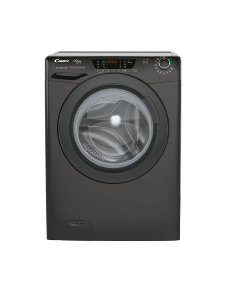 Candy Ultra Hygiene HES12104TWMBB6-S lavatrice Caricamento frontale 10 kg 1200 Giri/min Nero