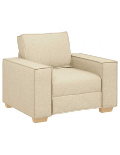 Poltrona Divano Crema 60 cm Tessuto