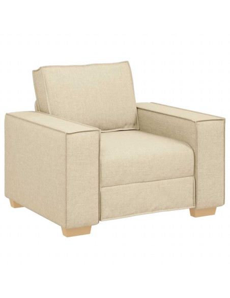 Poltrona Divano Crema 60 cm Tessuto