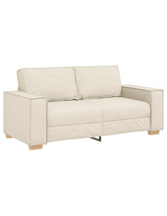 Divano a 2 posti in lino 140 cm