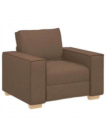 Poltrona Divano Marrone 60 cm Tessuto