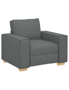 Poltrona Divano Grigio Scuro 60 cm Tessuto