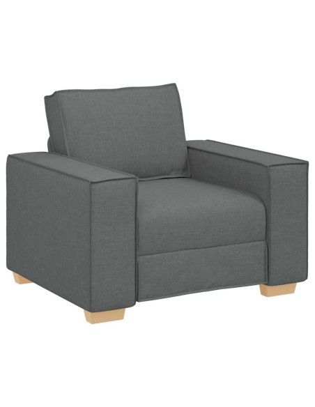 Poltrona Divano Grigio Scuro 60 cm Tessuto
