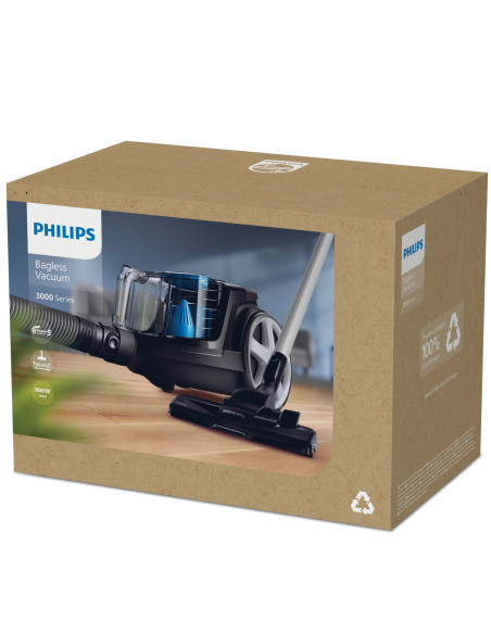 Philips 3000 series Aspirapolvere senza sacco PowerPro Compact FC9331/09