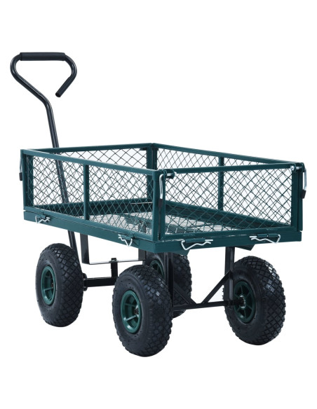 Carrello a Mano da Giardino Verde 250 kg