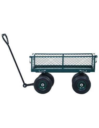 Carrello a Mano da Giardino Verde 250 kg
