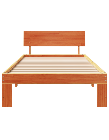 Struttura del letto Marrone cerato 80 x 200 cm Pino massello