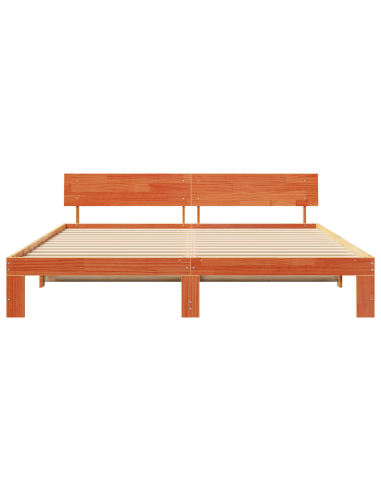 Struttura del letto Marrone cerato 180 x 200 cm Pino massello
