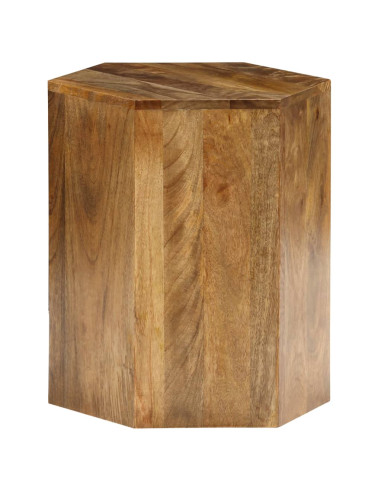 Set Tavolini da Salotto 3 pz in Legno Massello di Mango