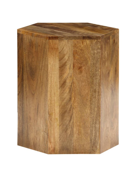 Set Tavolini da Salotto 3 pz in Legno Massello di Mango