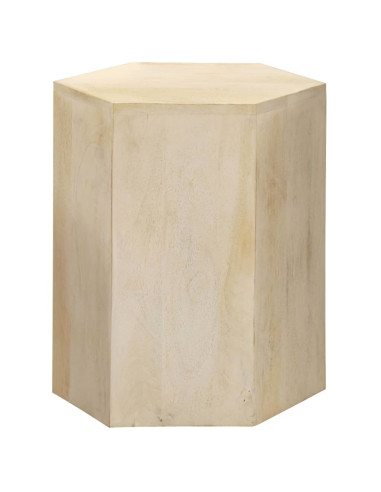 Set Tavolini da Salotto 3 pz in Legno Massello di Mango