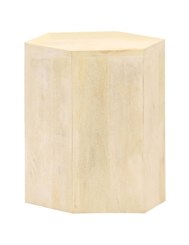 Set Tavolini da Salotto 3 pz in Legno Massello di Mango