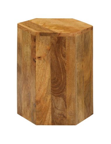 Set Tavolini da Salotto 3 pz in Legno Massello di Mango