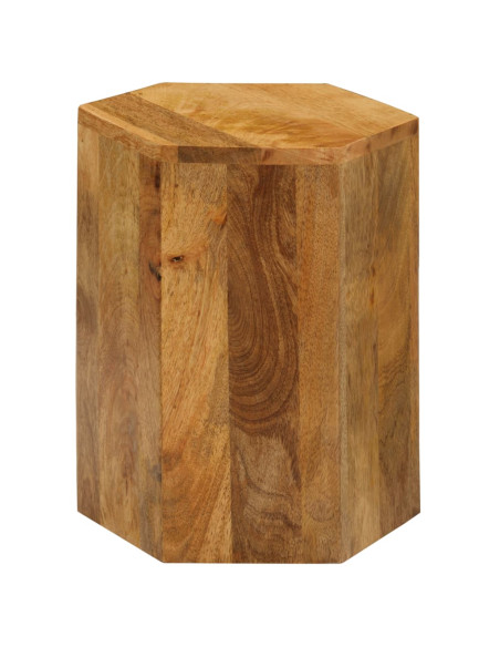 Set Tavolini da Salotto 3 pz in Legno Massello di Mango