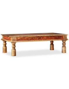 Tavolino da Salotto in Massello di Acacia e Mango 110x60x38cm