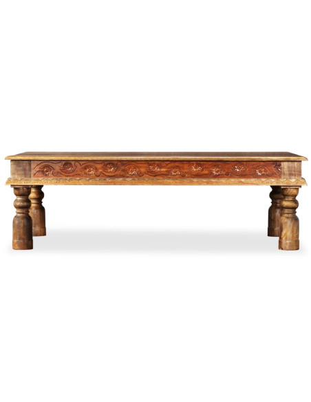 Tavolino da Salotto in Massello di Acacia e Mango 110x60x38cm