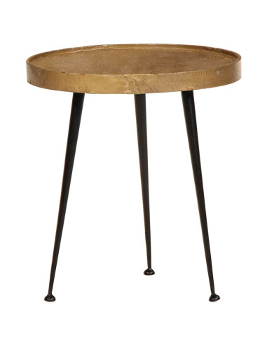 Tavolini da Salotto 3 pz Oro in Legno Multistrato