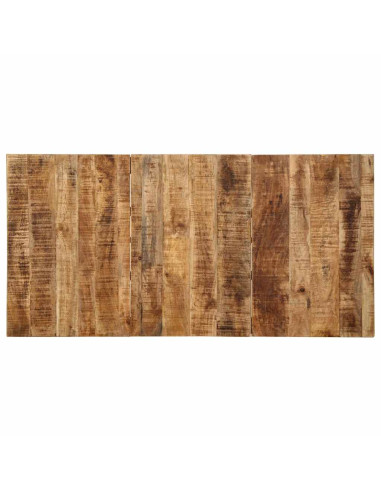 Tavolo da Pranzo 140x70x75 cm in Legno Massello di Mango Grezzo