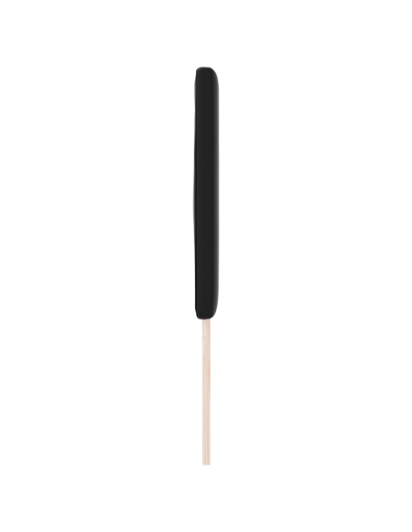 Testiera  Design Semplice Nera 200 cm in pelle sintetica
