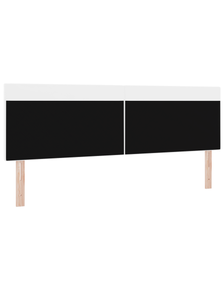 Testiera  Design Semplice Bianco Puro 180 cm in Pelle Sintetica