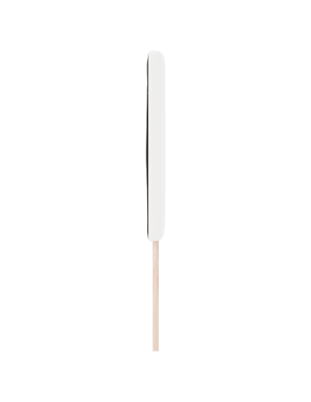 Testiera  Design Semplice Bianco Puro 180 cm in Pelle Sintetica