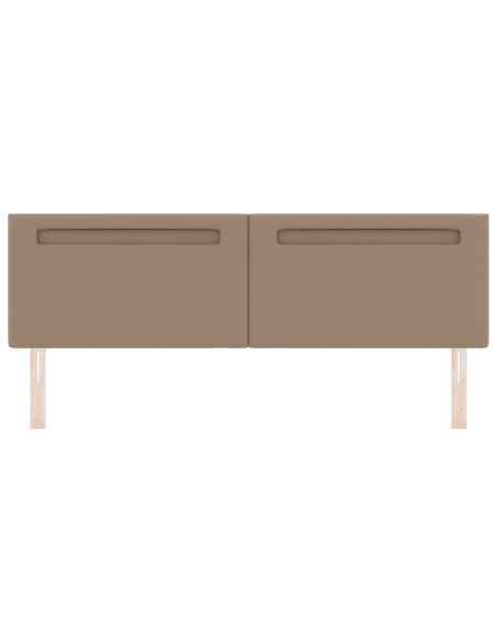 Testiera  Design Semplice Cappuccino 180 cm in Ecopelle