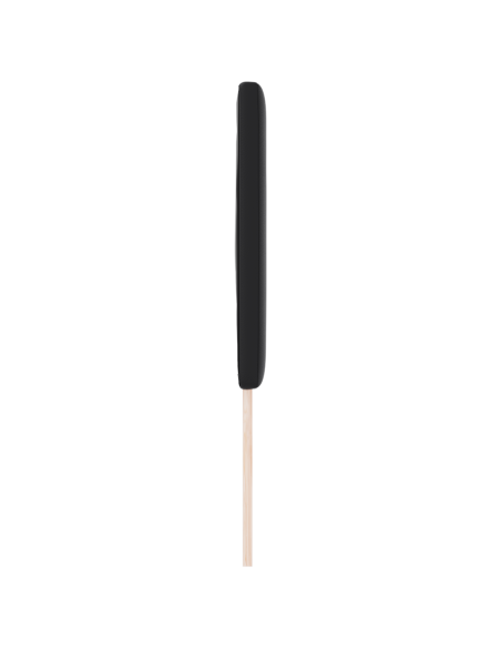 Testiera  Design Semplice Nera 140 cm in Finta Pelle