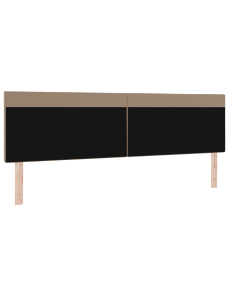 Testiera Design Semplice Cappuccino 200 cm in Ecopelle