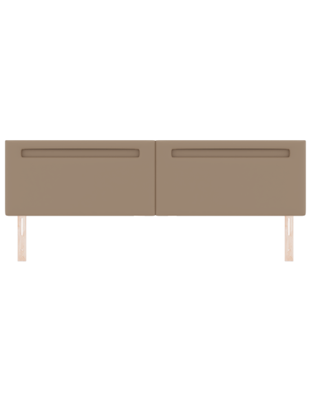 Testiera Design Semplice Cappuccino 200 cm in Ecopelle