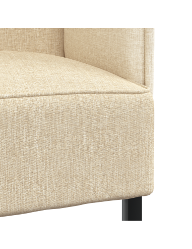 Divano alto 101cm Crema Tessuto