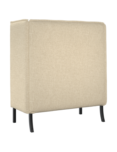 Divano alto 101cm Crema Tessuto