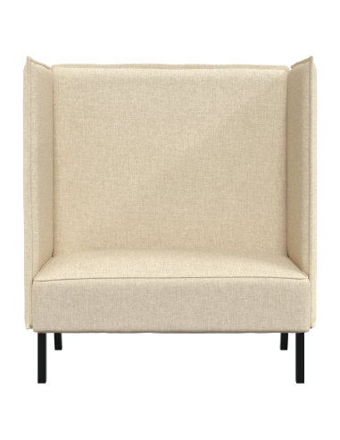 Divano alto 101cm Crema Tessuto