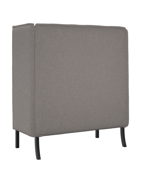 Divano Alto Schienale Tortora 109x56x121 cm Tessuto